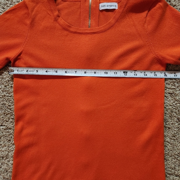 HTF 525 America Crewneck Sweater with Full-length Zippered Back Size Small - Picture 6 of 13